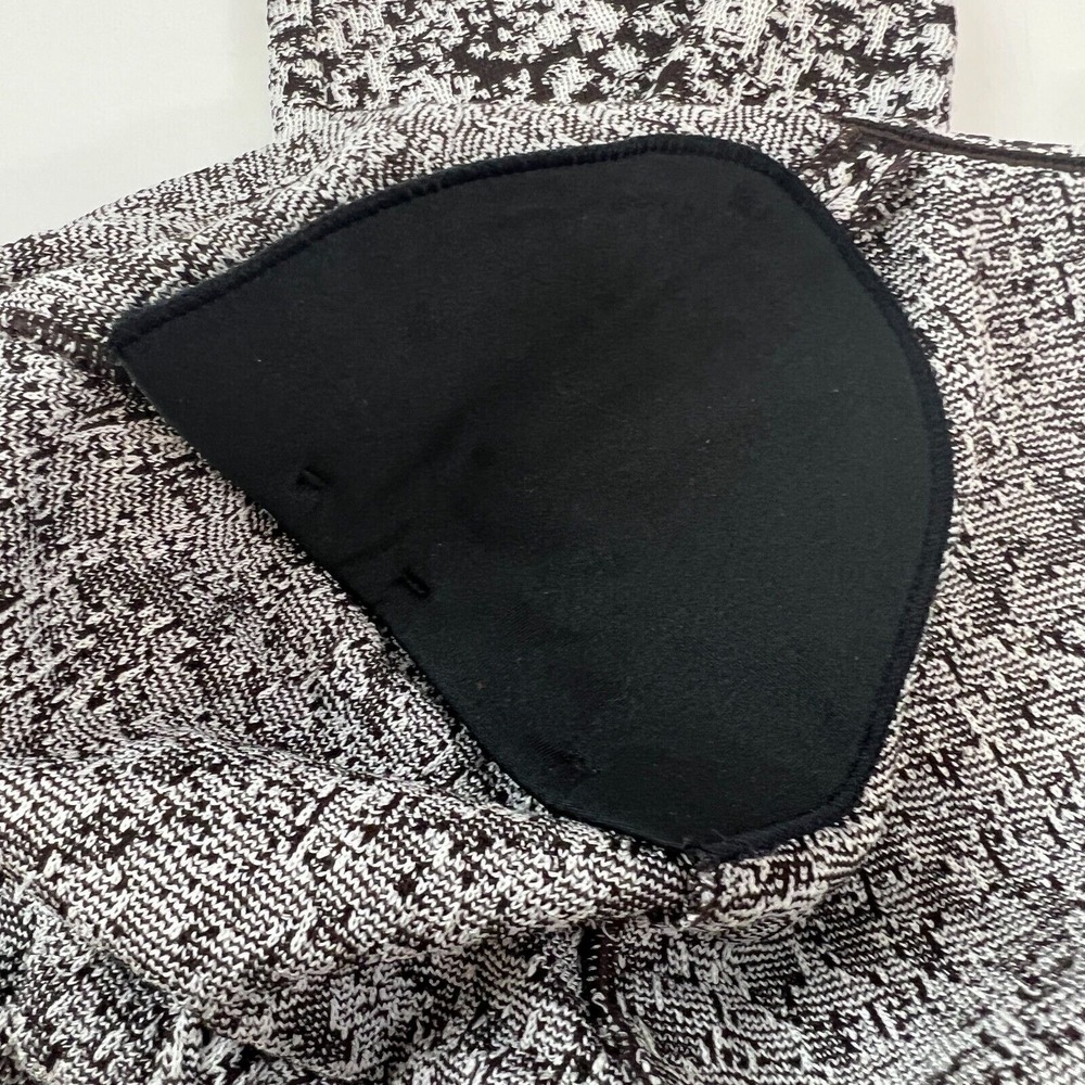 Ming Wang‎ Blazer Womens White Black Mandarin Collar 3/4 Sleeve Knit Jacket PXL - Picture 7 of 12